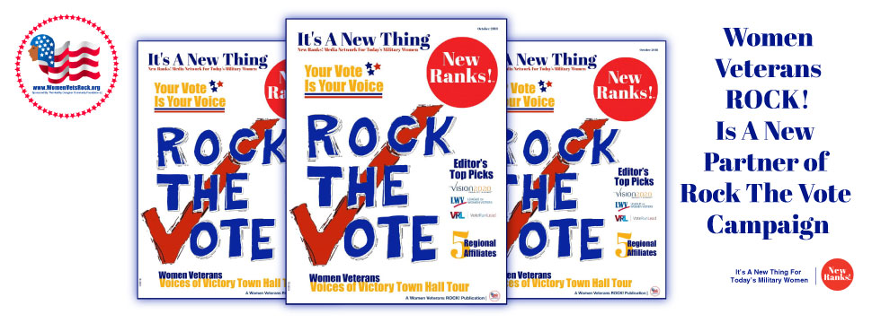 Women Veterans ROCK! Parners With Rock The Vote