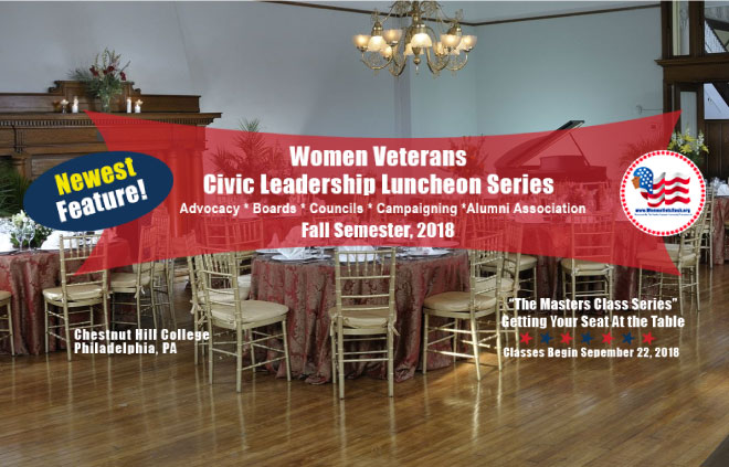 Women Veterans Civic Leadership Luncheon Series
