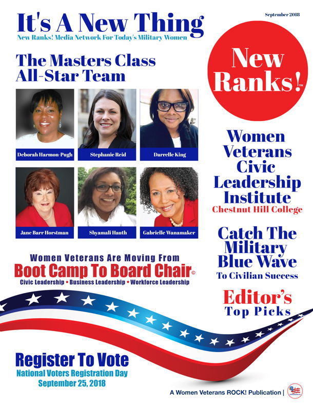 Women Veterans ROCK! New Ranks! September 2018