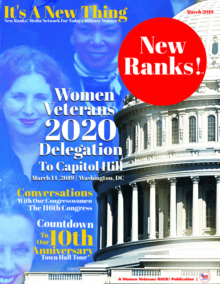 Women Veterans ROCK! New Ranks! March 2019 Magazine Cover