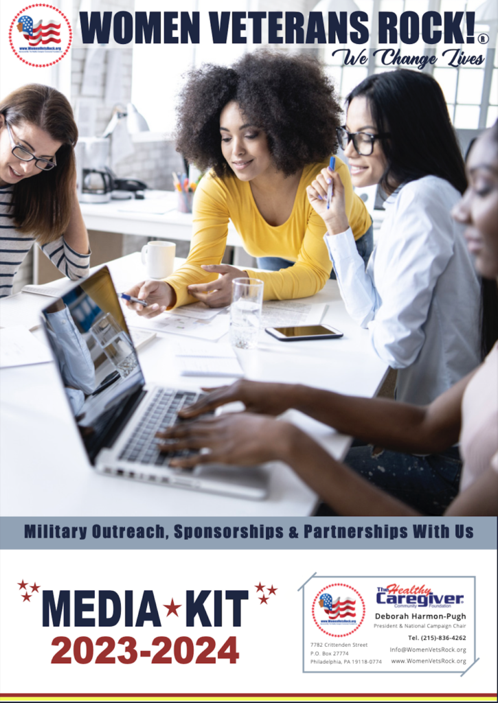 Women Veterans ROCK! Media Kit Mission Statement 2023-2024 Cover Page
