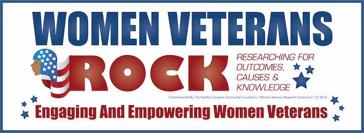 Women Veterans ROCK! Logo Banner Blue Border 08-21-20