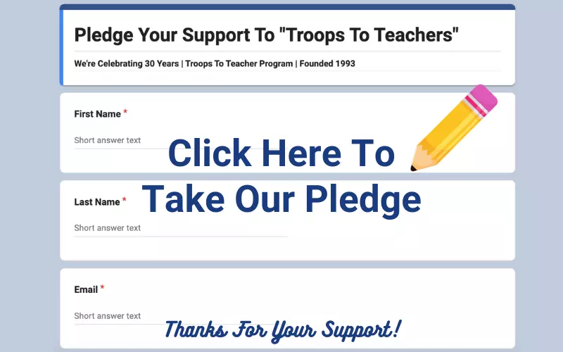 Click Here To Take Our Pledge