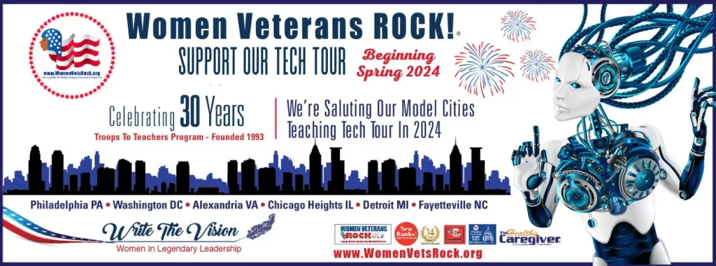 Women Veterans ROCK! Support Our Tech Tour 2024